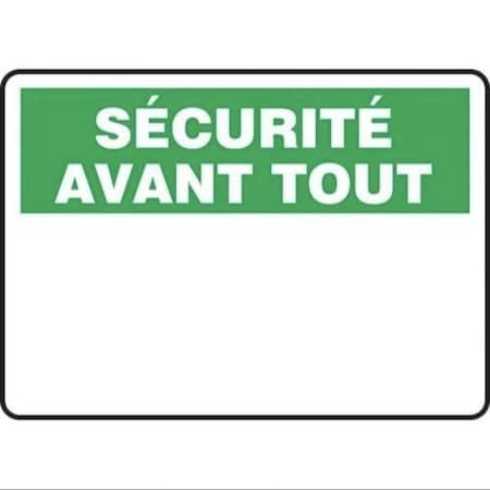 Accuform OSHA NOTICE SAFETY SIGN BLANK 10 X FRMRBH838VA FRMRBH838VA